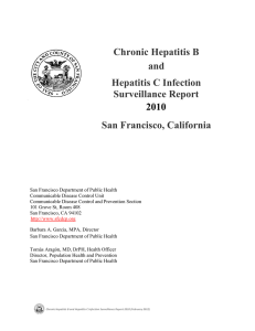 Chronic Hepatitis B and Hepatitis C Infection Surveillance