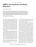 DSM-5 and Psychotic and Mood Disorders