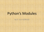 Python`s Modules
