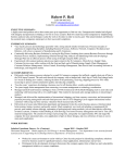 Resume in Micrsoft Word