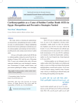 Cardiomyopathies as a Cause of Sudden Cardiac Death (SCD) in