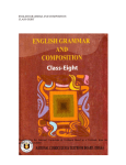 ENGLISH GRAMMAR AND COMPOSITION CLASS