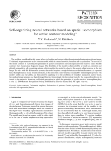 Self-organizing neural networks based on spatial isomorphism for