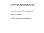More on Characterization