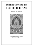 Introduction to Buddhism - Tushita Meditation Centre