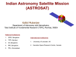 Astrosat (India) - X-ray Astronomy Group at ISAS
