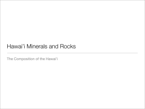 Hawai`i Minerals and Rocks