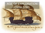 age of exploration (1450-1750)