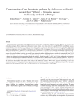 Characterization of two bacteriocins produced by Pediococcus