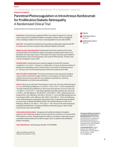 Panretinal Photocoagulation vs Intravitreous