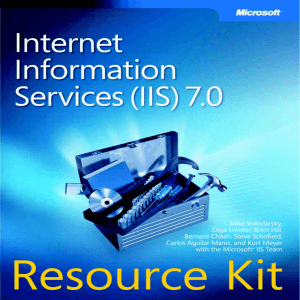 Internet Information Services (IIS) 7.0 Resource Kit eBook