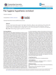 The hygiene hypothesis revisited