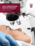 Ophthalmology newsletter