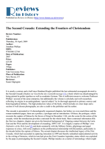 The Second Crusade - Institute of Historical Research