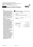 SID5 Form - Defra Science Search