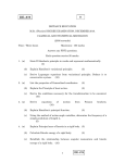 DISTANCE EDUCATION M.Sc. (Physics) DEGREE EXAMINATION