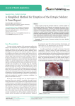 A Simplified Method for Eruption of the Ectopic Molars: A Case Report