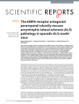 The AMPA receptor antagonist perampanel robustly rescues