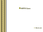HIPPA laws Merck.com