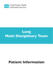 Lung Multi Disciplinary Team Patient Information