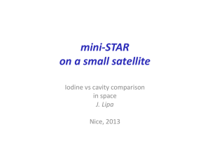 mini-STAR on a small satellite