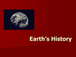 Earth`s History - Red Hook Central Schools