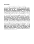 Abstract/Synopsis Studies on phytoplankton with reference to