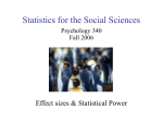 Statistical Power - Illinois State University Department of Psychology