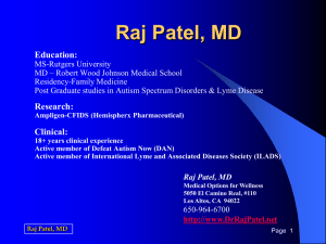 Part 1 - Dr. Raj Patel