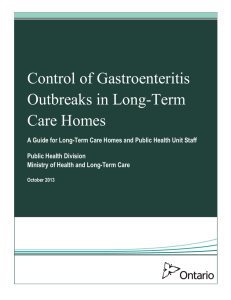 Control of Gastroenteritis Outbreaks in Long