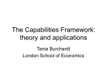 The Capabilities Framework: an overview