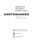 Protection of educational building against earthquakes
