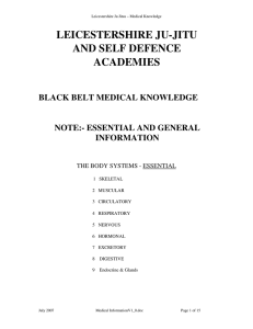 Black Belt Medical Revision