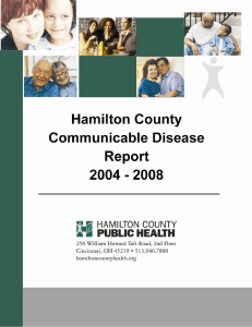 Hamilton County Communicable Disease Report 2004