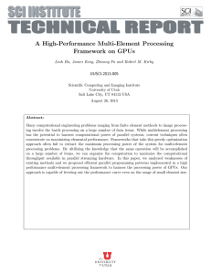 A High-Performance Multi-Element Processing Framework on GPUs
