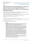 Depressed Systemic Arterial Compliance is Associated with the