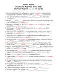 Honors physics Circuits and Magnetism Study Guide Textbook