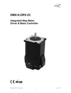 DMX-K-DRV-23 Manual Rev 1.35