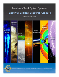 Earth`s Global Electric Circuit Teacher`s Guide
