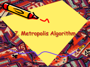 Monte Carlo Methods in Scientific Computing