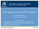 REGIONAL CLIMATE CENTRES - Global Cryosphere Watch