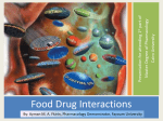 1) Food Affecting Drugs - Weatherford High School