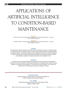 applications of artificial intelligence to condition-based