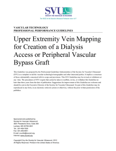 Upper Extremity Vein Mapping for Creation of a Dialysis Access or
