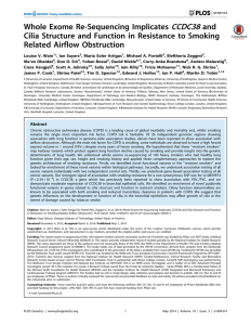 Whole Exome Re-Sequencing Implicates CCDC38 and