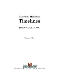 Timelines - Homeschooling Torah