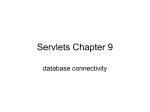Servlets Chapter 9