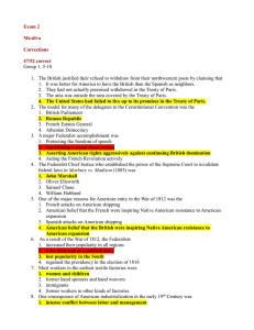 Exam 2 Mr.silva Corrections 47/52 correct Group 1: 5