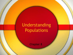 Ch. 8 Populations
