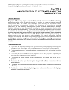 iv. integrated marketing communications